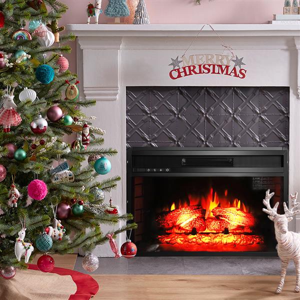 26 inch 1500w Embedded Fireplace Inclined Wall Tile