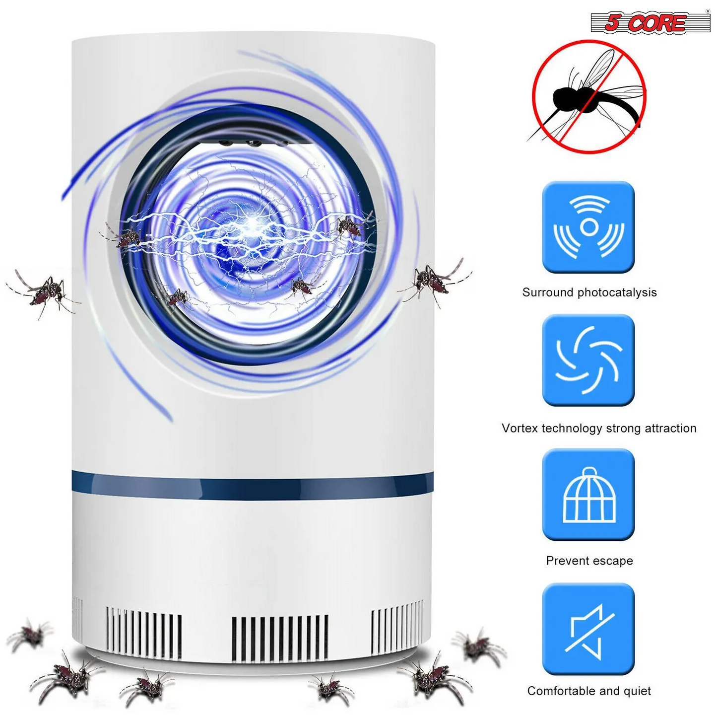 Indoor Insect Trap Catcher & Killer Zapper Traps