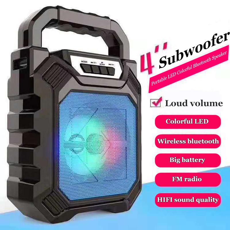 Portable Wireless Bluetooth Karaoke Speaker 3D Outdoor Bicycle
