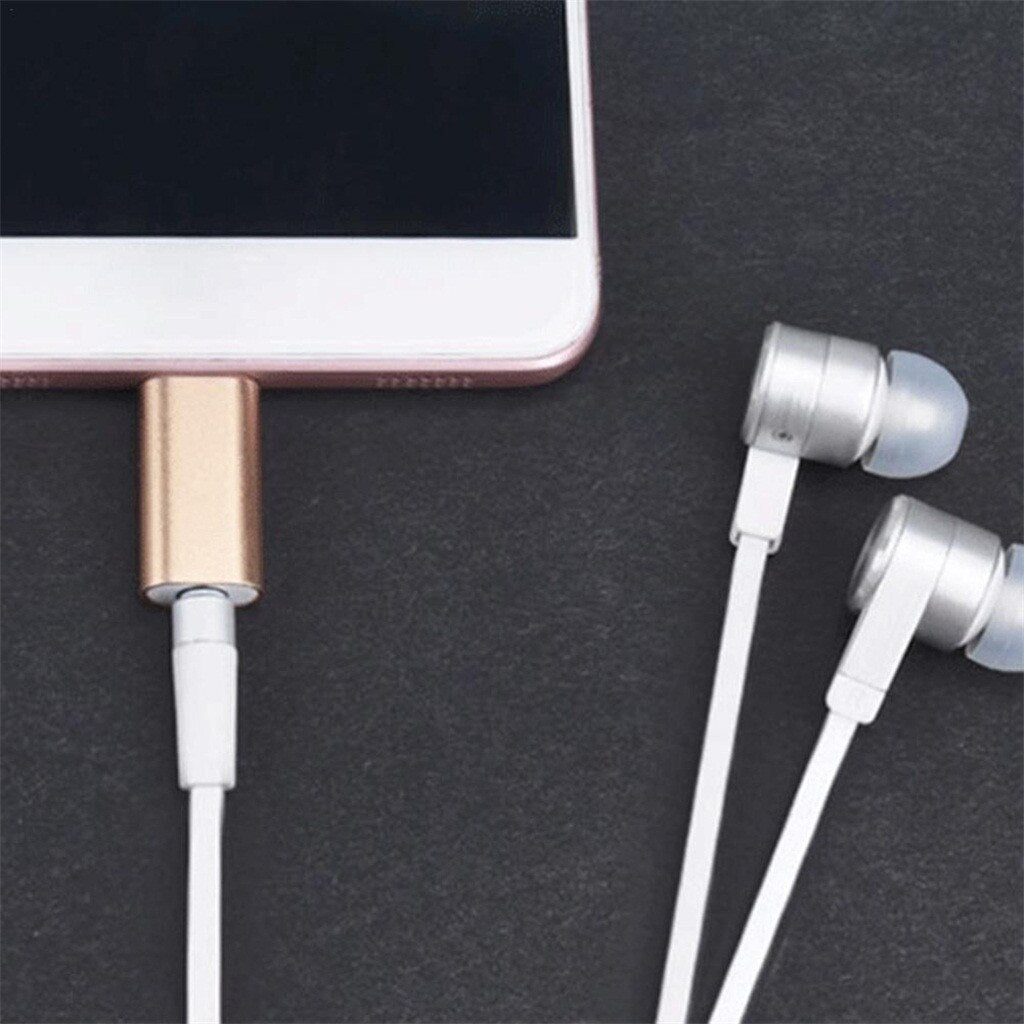 Type C USB C to 3.5mm Audio Adapter for External