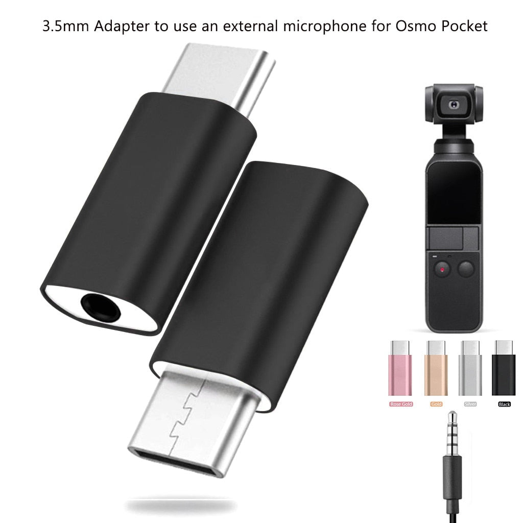 Type C USB C to 3.5mm Audio Adapter for External