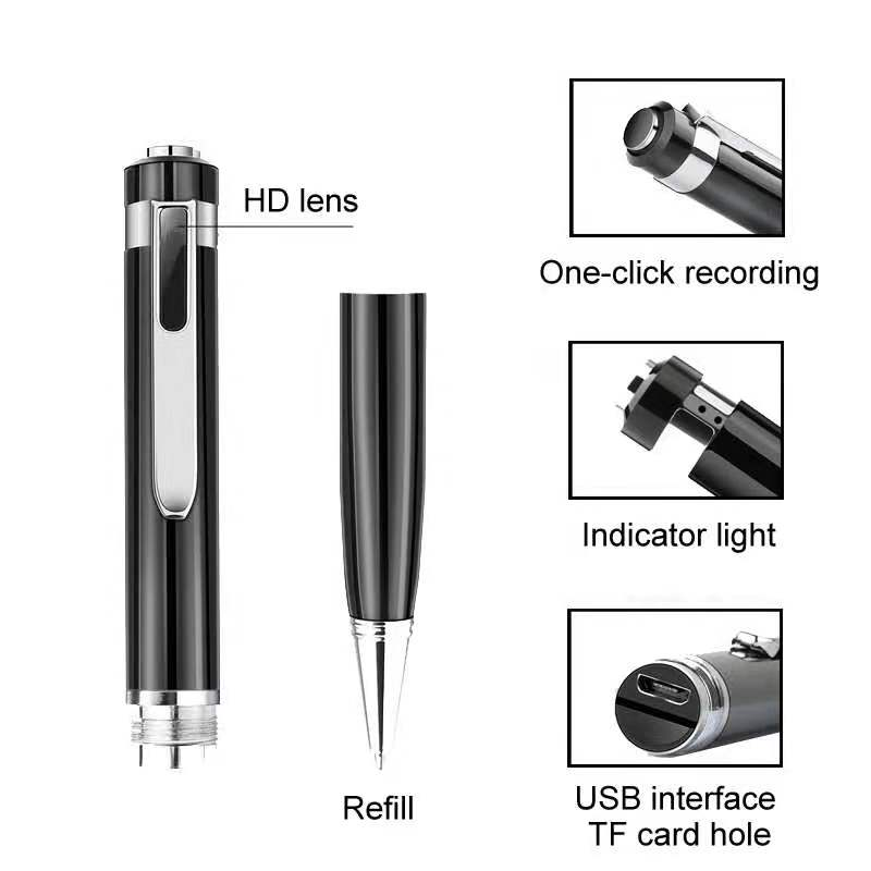 1080P Mini Hidden Camera Portable Pocket Pen Spy Camera